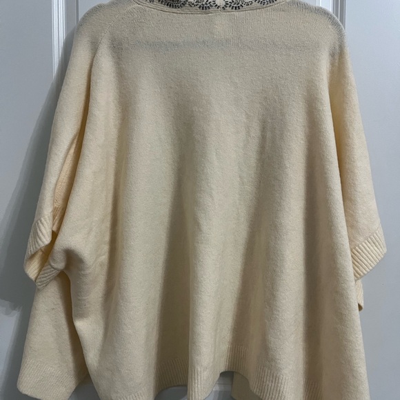 Chico's Ivory Sweater with Black Embellishments - Picture 5 of 6